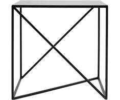 Customform Kavos staliukas, OBROOS METAL 80, 0.8x0.8x0.45 m, Baltas