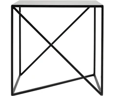 Customform Kavos staliukas, OBROOS METAL 80, 0.8x0.8x0.45 m, Baltas