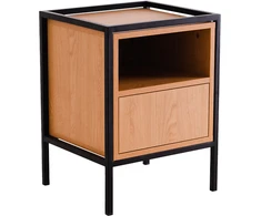 Customform Kavos staliukas, RAVE BASIC 80, 85x80x45 cm, Juoda/Auksinė