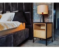 Customform Kavos staliukas, RAVE BASIC 80, 85x80x45 cm, Juoda/Auksinė