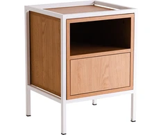 Customform Kavos staliukas, RAVE BASIC 80, 85x80x45 cm, Ąžuolas/Juoda