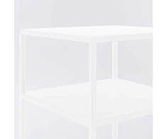 Customform Kavos staliukas, TENSIO 2 FLOOR METAL 30, 0.3x0.3x0.6 m, Baltas