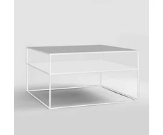 Customform Kavos staliukas, Tensio, 80x80 cm, baltas