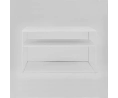 Customform Kavos staliukas, Tensio, 80x80 cm, baltas