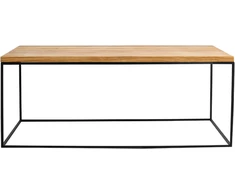 Customform Kavos staliukas, TENSIO MASIVINĖ MEDIENA, 100x60 cm, Juoda