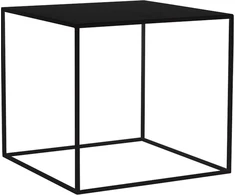 Customform Kavos staliukas, TENSIO METAL 50, 0.5x0.5x0.45 m, Juodas