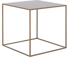 Customform Kavos staliukas, TENSIO METAL 50, 50x50x45 cm, Auksinis