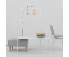 Customform Kavos staliukas, TENSIO METAL, 100x60 cm, Baltas