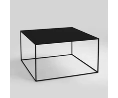 Customform Kavos staliukas, TENSIO METAL 80, 80x80x45 cm, Juodas