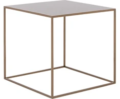 Customform Kavos staliukas, TENSIO METAL 50, 50x50x45 cm, Auksinis