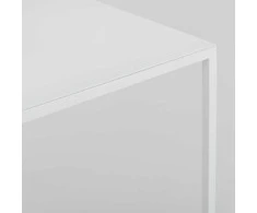 Customform Kavos staliukas, TENSIO METAL, 100x60 cm, Baltas