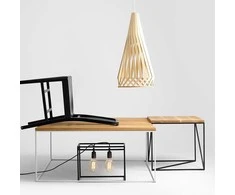 Customform Kavos staliukas, TENSIO SOLID WOOD, 100x100 cm, Baltas