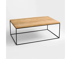 Customform Kavos staliukas, TENSIO WOOD, 100x60 cm, Juoda