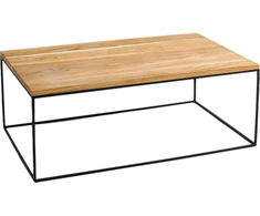 Customform Kavos staliukas, TENSIO WOOD, 140x80 cm, Juodas