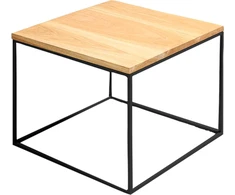 Customform Kavos staliukas, TENSIO WOOD 50, 50x50x45 cm, Juodas