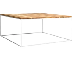 Customform Kavos staliukas, TENSIO WOOD 80, 80x80x45 cm, Baltas