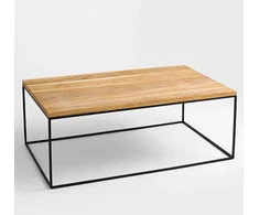 Customform Kavos staliukas, TENSIO WOOD, 140x80 cm, Juodas