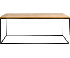 Customform Kavos staliukas, TENSIO WOOD, 100x60 cm, Juoda