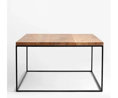 Customform Kavos staliukas, TENSIO WOOD, 100x100 cm, Juodas