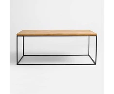 Customform Kavos staliukas, TENSIO WOOD, 100x60 cm, Juoda