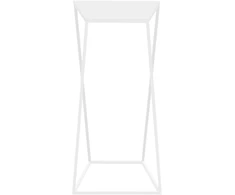 Customform Kavos staliukas, Walt iš tvirto medžio 80, 0.8x0.8x0.45 m, Juodas