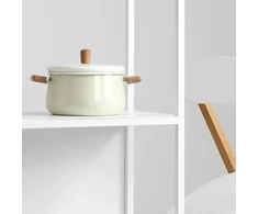 Customform Knygų stovas, HYLLER, 100x75 cm, Baltas