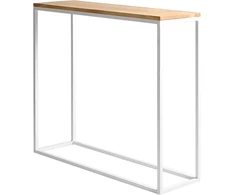 Customform Konsolė, JULITA METAL 92-1F, 0.3x1x0.92 m, Balta