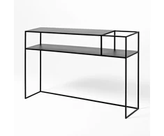 Customform Konsolė, OBROOS METAL 100, 0.3x1x0.75 m, Juoda