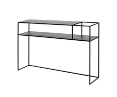 Customform Konsolė, OBROOS METAL 100, 0.3x1x0.75 m, Juoda