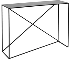 Customform Konsolinis stalas, Senso Flower Metal, 120x25 cm, Baltas