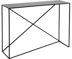 Customform Konsolinis stalas, Senso Flower Metal, 120x25 cm, Baltas