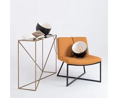 Customform Konsolinis stalas, "Senso Flower" metalas, 120x25 cm, Auksinis