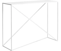 Customform Konsolinis stalas, "Senso Flower" metalas, 120x25 cm, juoda spalva