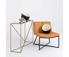 Customform Konsolinis stalas, "Senso Flower" metalas, 120x25 cm, Auksinis