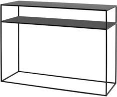 Customform Konsolinis stalas, TENSIO 2 FLOOR METAL, 100x35 cm, Juoda