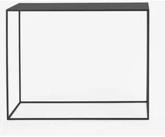 Customform Konsolinis stalas, TENSIO METAL, 100x35 cm, Juoda
