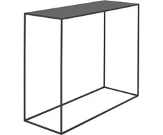 Customform Konsolinis stalas, TENSIO METAL, 100x35 cm, Juoda