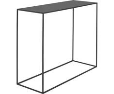 Customform Konsolinis stalas, TENSIO METAL, 100x35 cm, Juoda