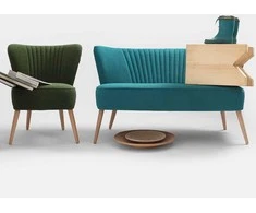Customform Miegamoji Sofa, TOPIC WOOD, 88x210 cm, Natūrali