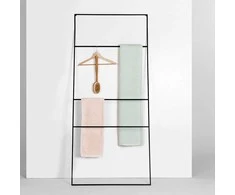 Customform Pakaba laikiklis, LEMI BATH 80, 80x178 cm, Juoda