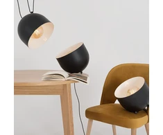 Customform Pakabinamas šviestuvas POPO L 1, juodas, Ø 23 cm