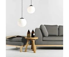 Sofa Customform Pufas, Medžio Apdaila, 70x70 cm, Pilkas