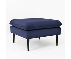 Sofa Customform Pufas, POSH Juodas, 0.7x0.7x0.45 m, Juoda