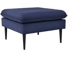 Sofa Customform Pufas, POSH Juodas, 0.7x0.7x0.45 m, Juoda
