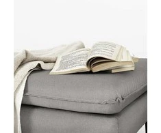 Sofa Customform Pufas, POSH Juodas, 70x70x45 cm, Pilka
