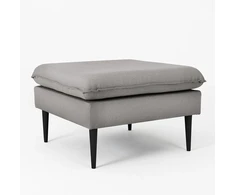 Customform Pufas, POSH Juodas, 70x70x45 cm, Pilka