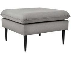 Sofa Customform Pufas, POSH Juodas, 70x70x45 cm, Pilka