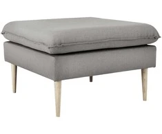 Sofa Customform Pufas, POSH WOOD, 0.7x0.7x0.45 m, Pilka spalva