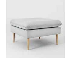 Customform Pufas, POSH WOOD, 70x70x45 cm, Pilka