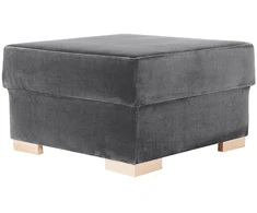 Customform Pufas, STABLE, 68x68x40 cm, Pilka Levanda